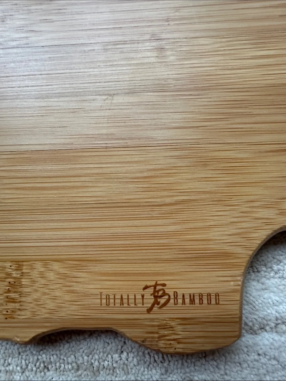 Totally Bamboo Destination Washington State State-Shaped Serving Cutting Board